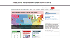 Desktop Screenshot of newpolicyinstitute.org